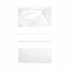 100 шт. замка застежка-молнии Пластик сумки перезаписываемый брелок для повторного использования одноразовых 13," X 9,4" 5 мил