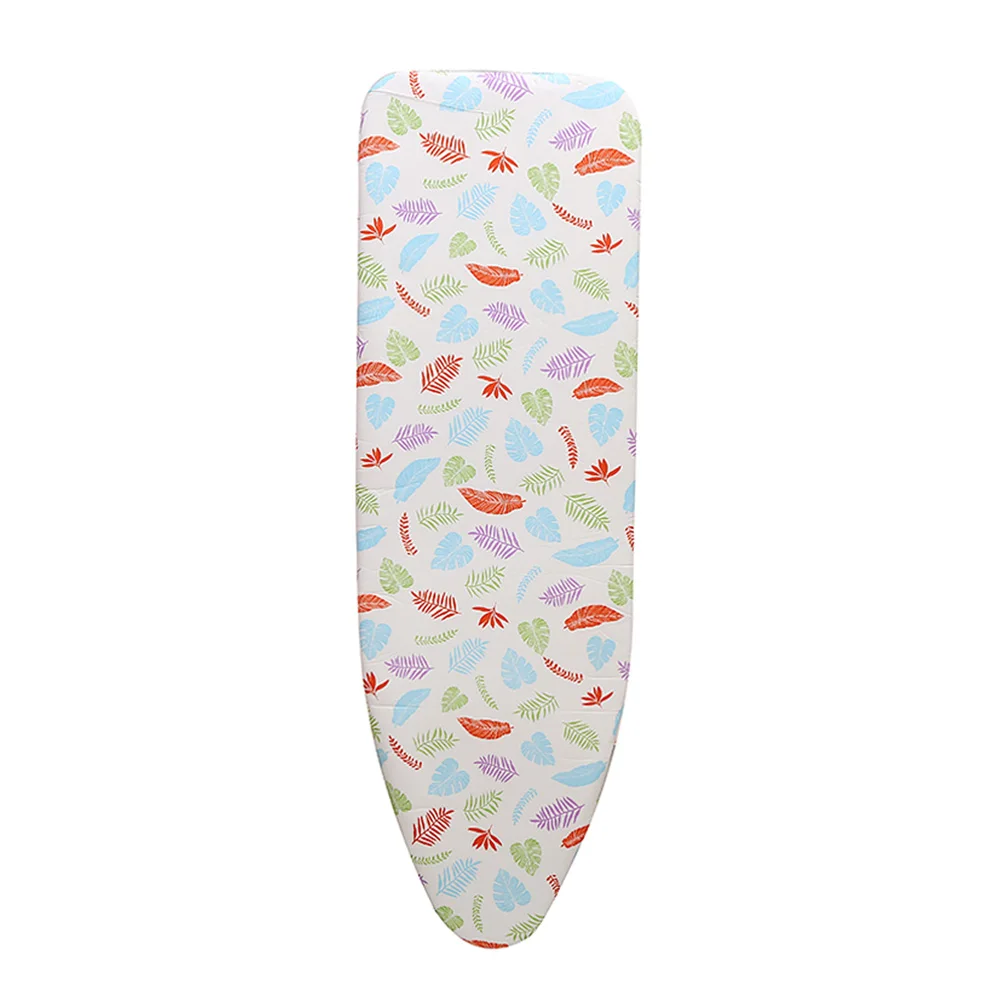 Cleaner Protective Non-Slip Reusable Heatproof Soft Leaves Printed Elastic Edge Scorch Resistant Ironing Board Cover Thickened - Цвет: 2