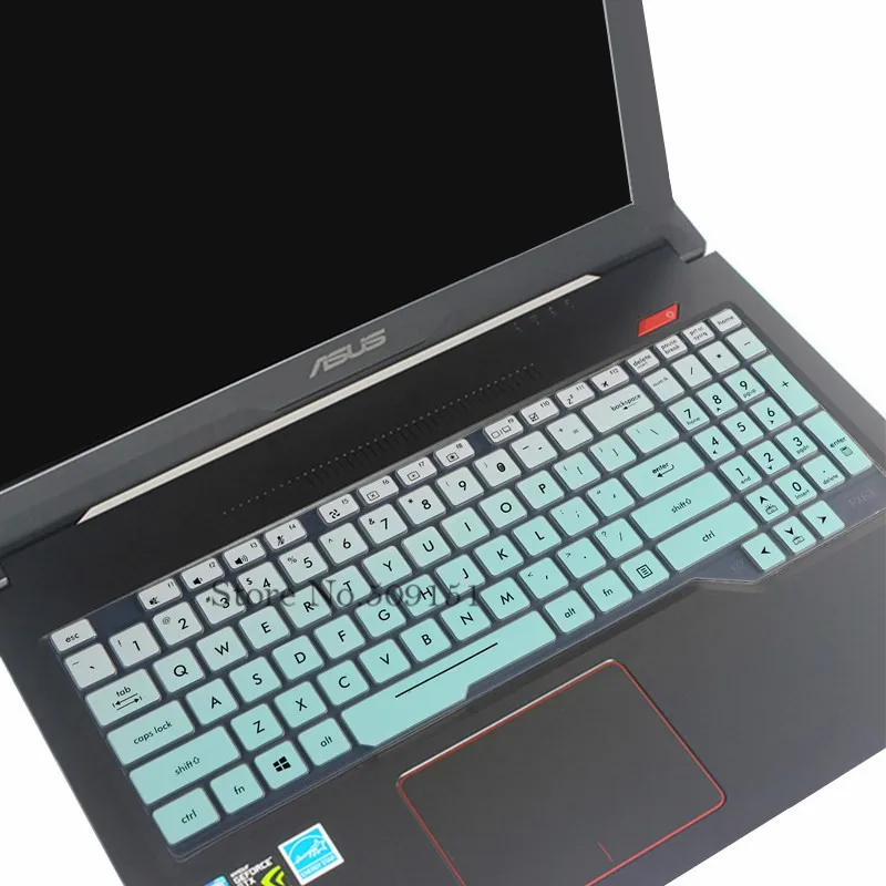 15,6 дюймов Клавиатура для ноутбука Защитная крышка для Asus TUF Gaming FX505 fx505ge FX505G FX 505 GD GM FX505GD FX505GM Gaming 15" - Цвет: GradualSkyblue