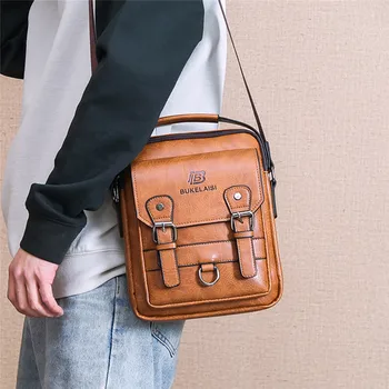 

Men's Shoulder Bag Fashion Leather High Quality Youth Travel Business Multifunctional Practical men's Shoulder Bag