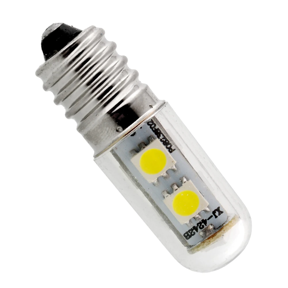 E14 220 V/1 W 7LED 5050SMD яркий белый домашний холодильник кукурузный светильник долговечная лампа