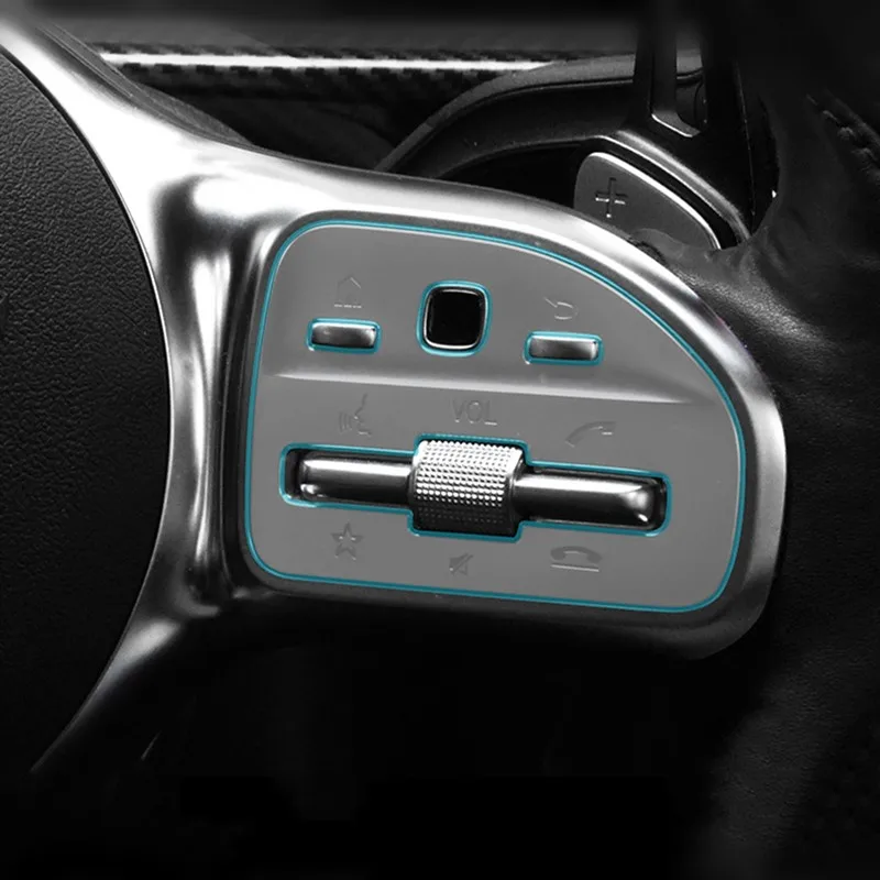 Автомобильная центральная консоль медиа мышь Защитная пленка для Mercedes Benz класс W177 рулевое колесо предотвращает царапины наклейки