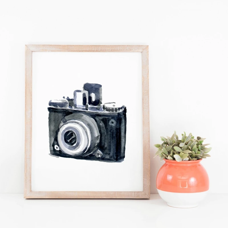 Vintage Camera Wall Art Prints