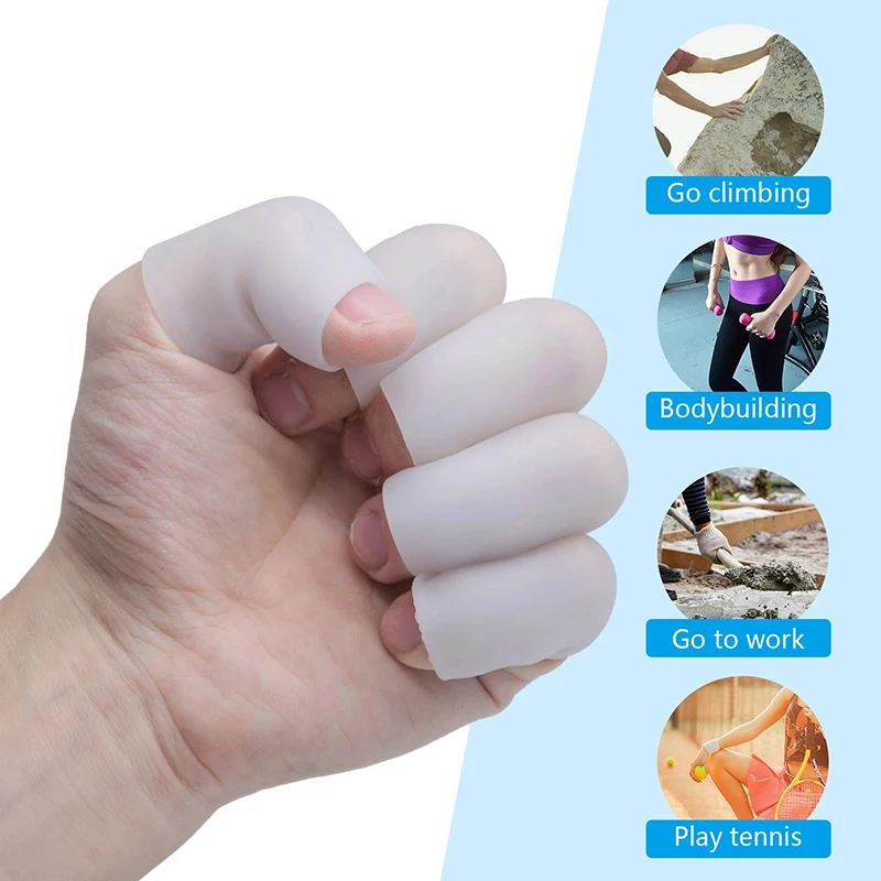 10pcs Silicon Finger Protector Toe Separator Corn Callus Remover Skin Protection Pain Relief Gel Tube Pedicure Tools Foot Care 10pcs vbp104s silicon pin photodiode patch wavelength 940nm 430 1100nm angle ±65° need more quantity contact me in stock