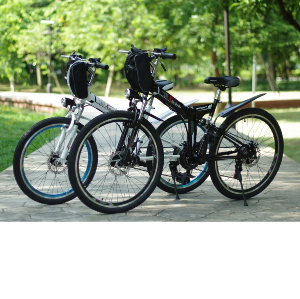 Flash Deal - 21 26 - Inch Folding Electric Bike Speed Mountain Bike 48v Lithium Mini Long Rang Ebike Battery Pack Adult Smart Lcd 4