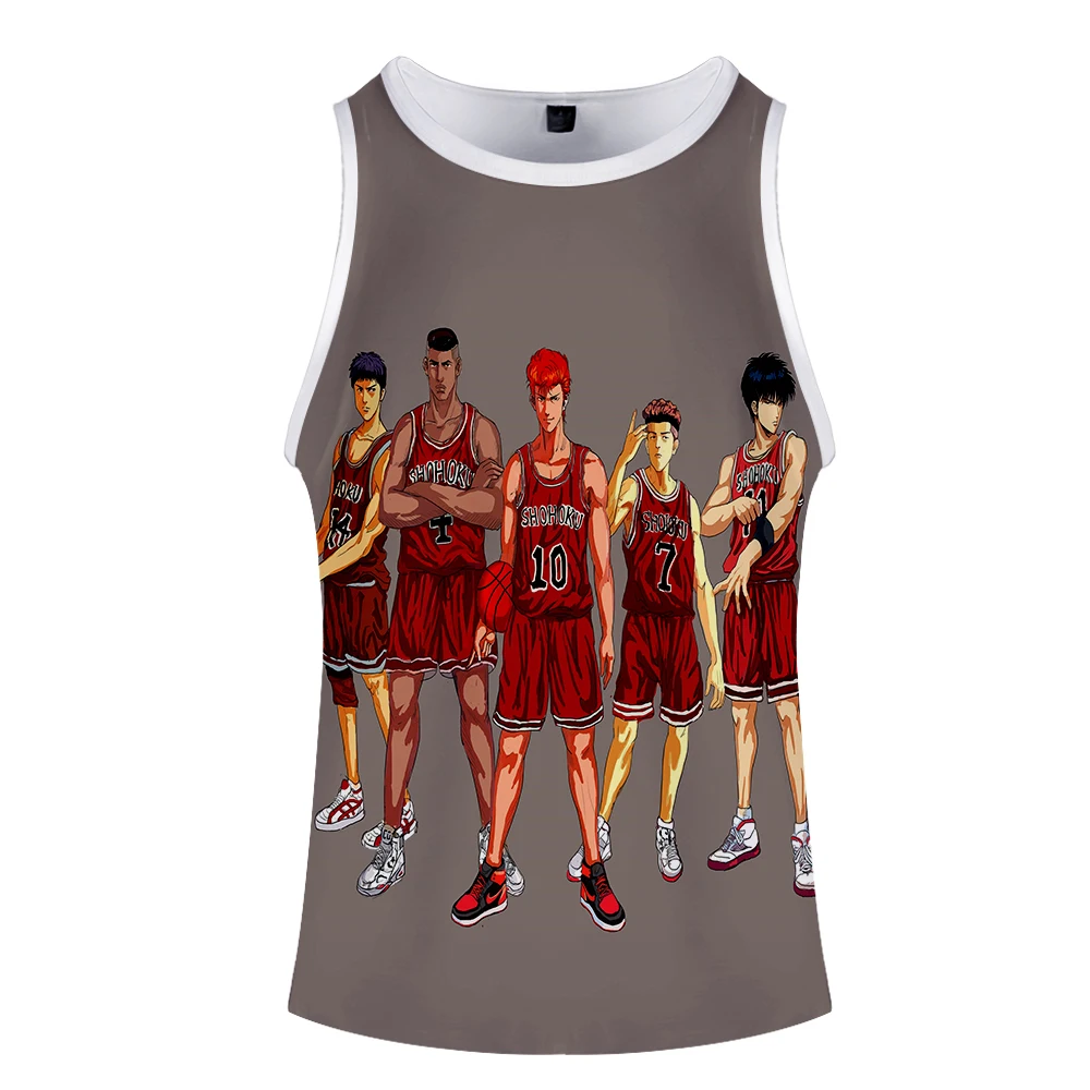 

SLAM DUNK tank top 3D print fashion Cool basketball Hipster comfortable Popular Summer O-neck Summer Sleeveless Men/Women