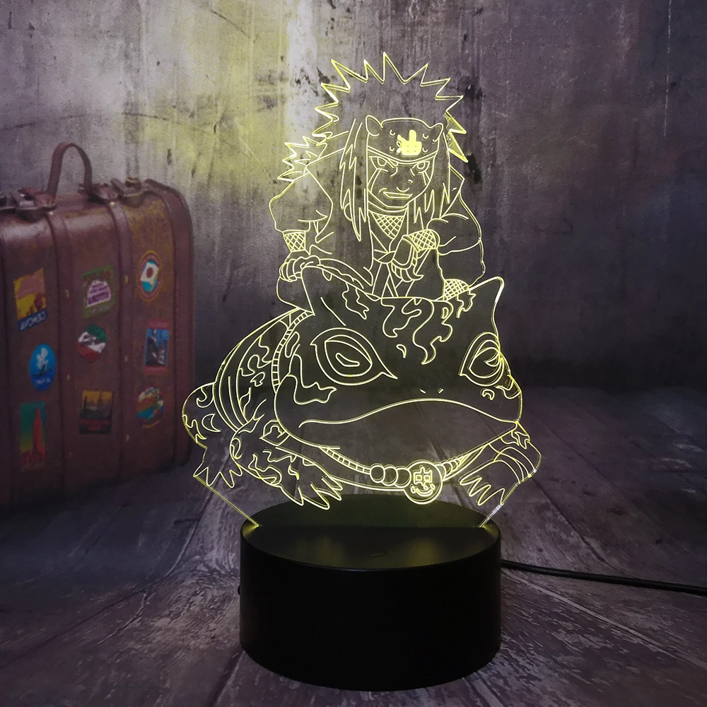 Героя аниме Наруто Джирайя гама Sennin Ero сеннин с анимационным персонажем 3D