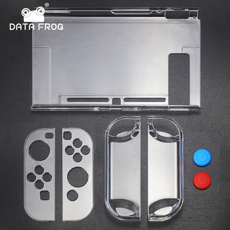 Прозрачный съемный защитный чехол Data Frog для Nintendo Switch задняя крышка NS NX жесткая