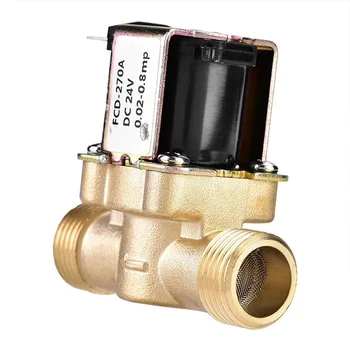 

Solenoid Valve for Water Air Pipeline 24V DC Solar Water Heater Normal Closed _WK