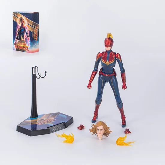 

Anime HC 1/6 Captain Marvel 1: 6 Ratio Mobile Figurine Garage Kit Model Boxed