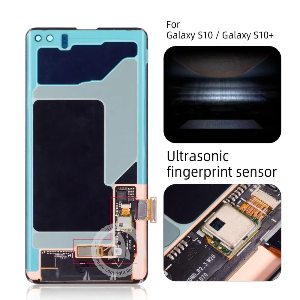 Оригинальный AMOLED S10 ЖК дисплей для SAMSUNG Galaxy G973F G973 Plus + S10E G975F сенсорный экран
