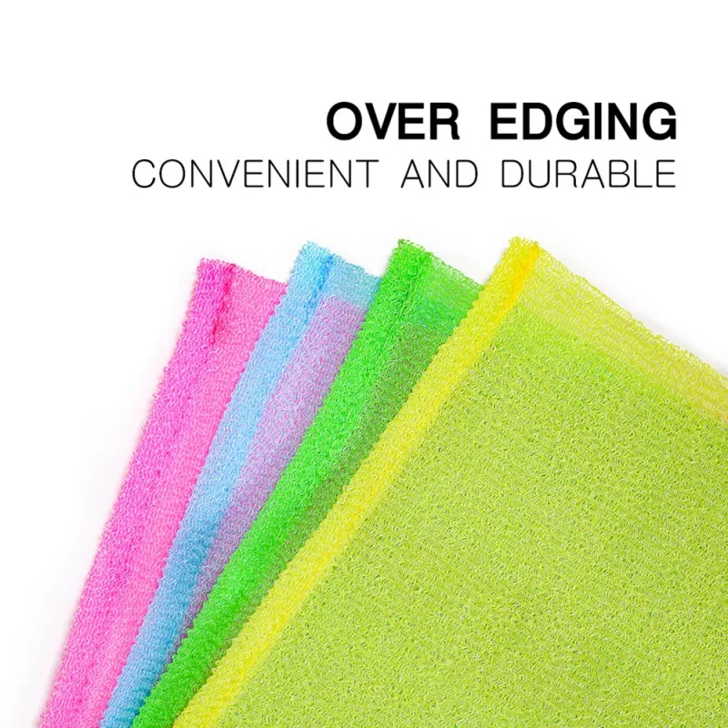Nylon Mesh Bath Cloth Bath Shower Body Washing Clean Exfoliating Puff Scrubbing Towel Cloth Scrubber Soap Bubble The Bath NEW