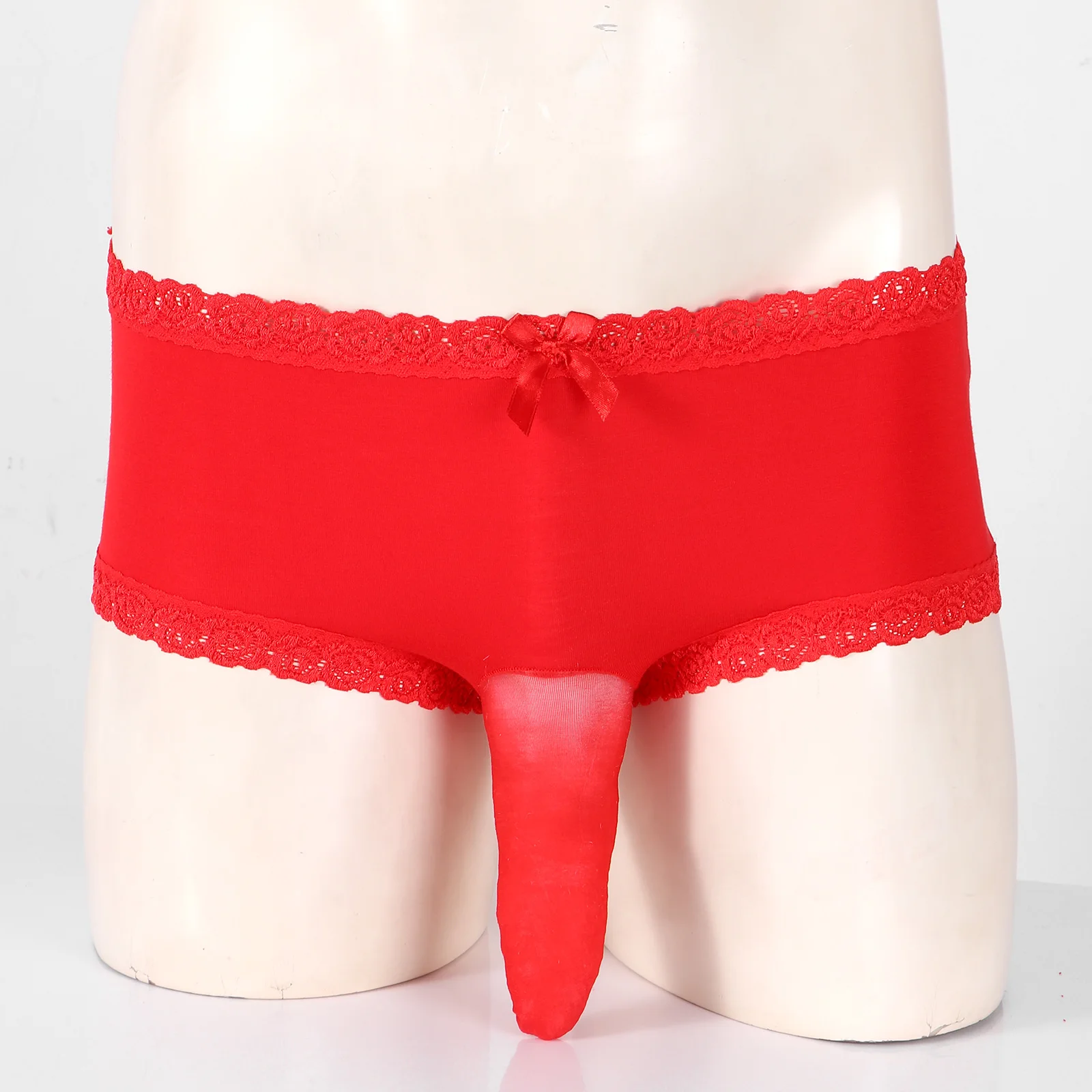 TiaoBug Mens Silky Bikini Briefs Breathable Bulge Pouch Underwear Swimwear 
