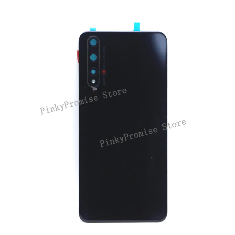 Для 6,2" huawei Honor 20 стеклянная задняя крышка батарейного отсека задняя+ стеклянная линза для Honor 20 задняя дверь