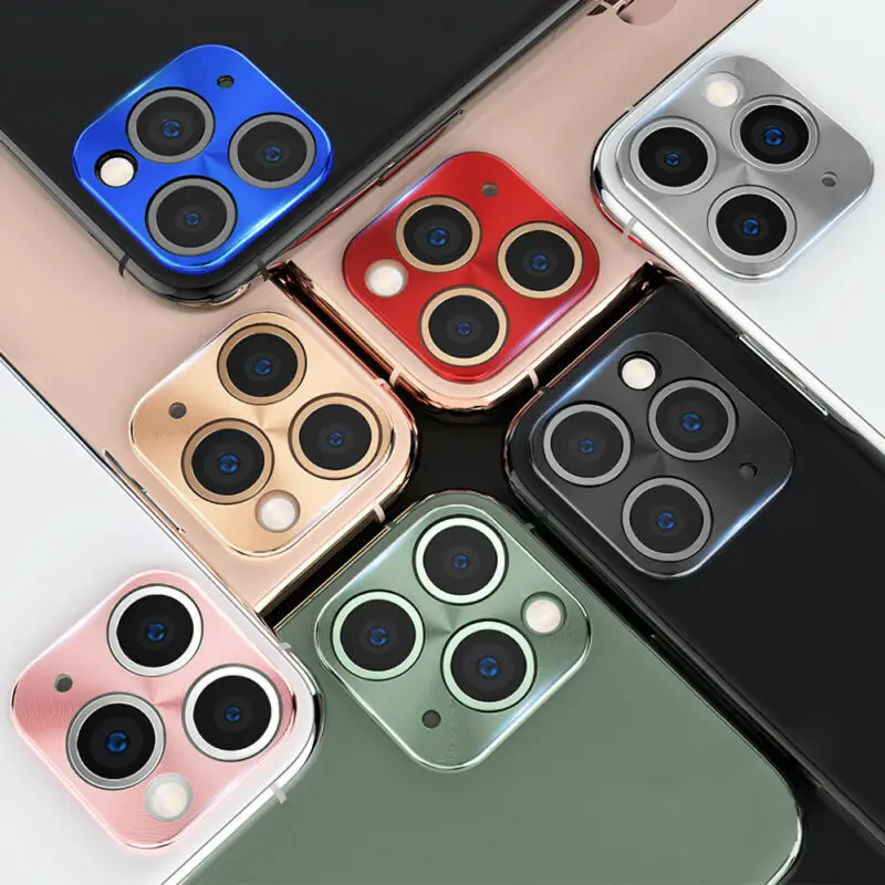 Для Iphone Apple X Xs Max Xr секундная Замена для Iphone11 Pro Max наклейка на рассеиватель Модифицированная Крышка для камеры Мягкий чехол из титанового сплава