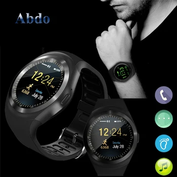

2020 New Y1 Bluetooth Smart Watch Clock Relogio Android Smartwatch Support Nano SIM Card And TF Card Unisex Fitness Smart Watch