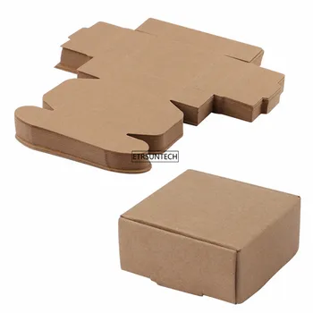 

100pcs Jewelry Storage Box Black Necklac Box for Ring Gift Box PaperBox Packaging Bracelet Earring Display with Sponge