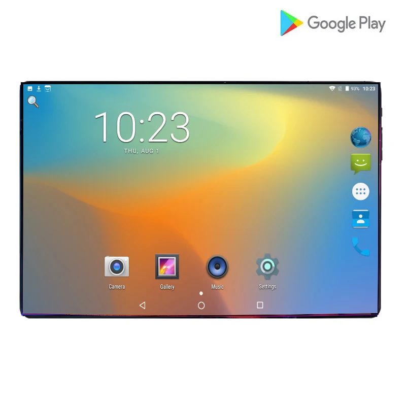 

2019 Super 2.5D Steel Screen 10.1 inch Android 9.0 4G Call Tablet 6GB/64GB Octa Core OTG GPS Bluetooth WiFi Dual SIM Tablet PC