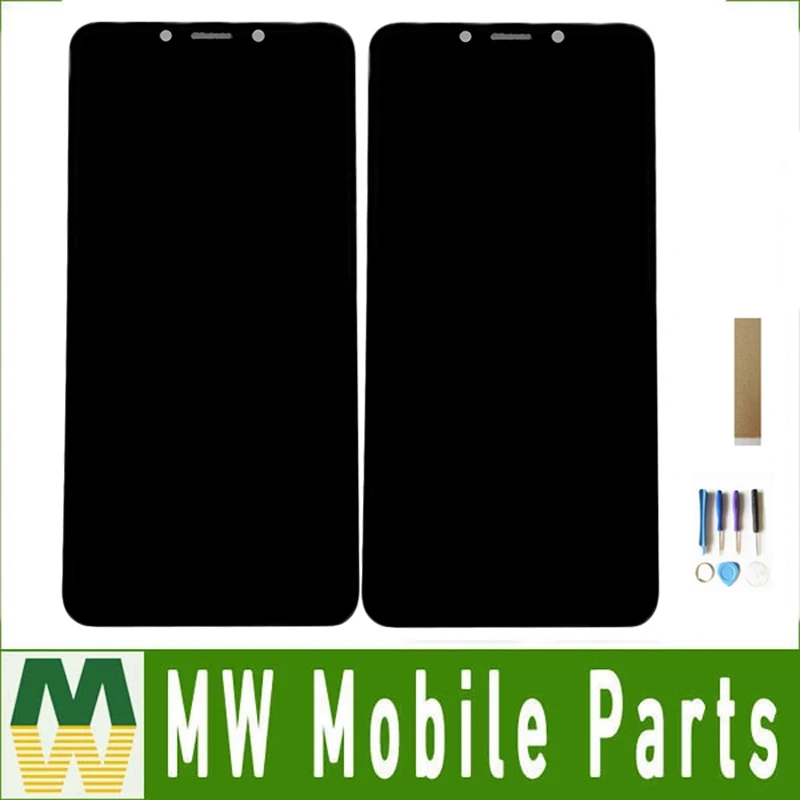 

ORIGINAL For Tecno Pouvoir 2 LA7 LCD Display+Touch Screen Digitizer Assembly Black Color With Tools Tape