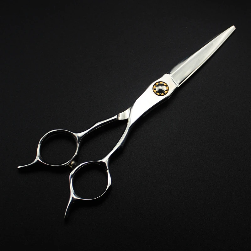 Professionelle Japan 440c 6'' Lager Zwei-schwanz haarschere haarschnitt dünner friseur makas schneiden schere friseur schere – Detail 4