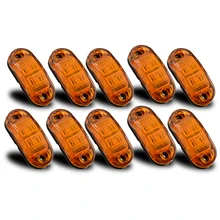 #Special Offers 10Pcs/set 10V 30V 2LED Car Side Marker Tail Light Trailer Truck Side Marker Light Clearance Lamp Amber Color #Special Offers 10Pcs/set 10V 30V 2LED Car Side Marker Tail Light Trailer Truck Side Marker Light Clearance Lamp Amber Color