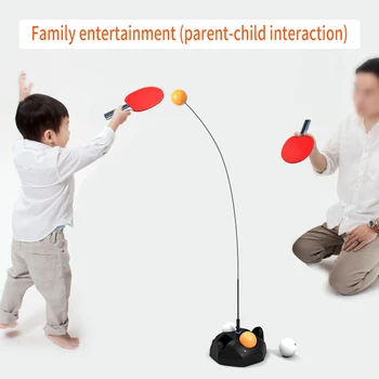 

Elastic Soft Shaft Rebound Table Tennis Trainer Table Tennis Training Robot Fixed Rapid Ping Pong Ball Machine Trainer for Strok