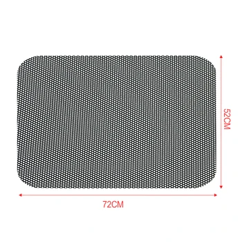 

portable 2pcs/Set Large Size 72cm x 52cm PVC Universally Car Curtain Windshield Sun Shade UV Protection Side Window Film Sticker