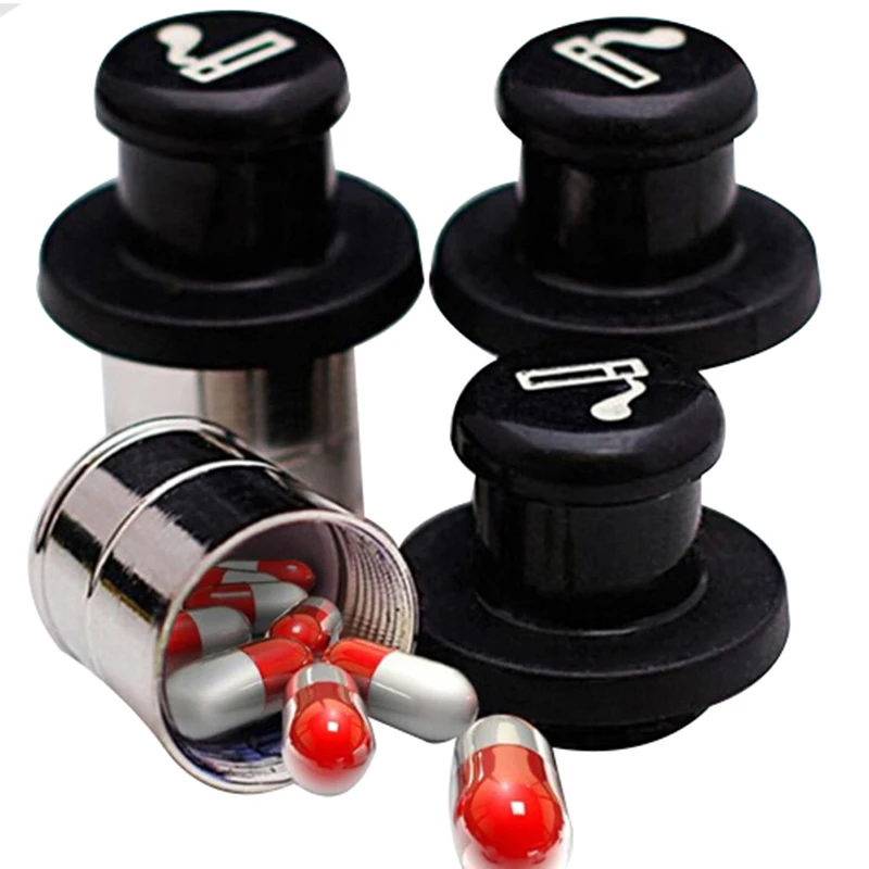 Auto Accessoires Escondite Secreto Draagbare Secret Stash Auto Sigarettenaansteker Vorm Medecine Doos Verborgen Pil Container