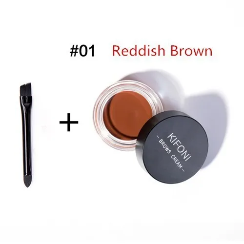 MO TULIP Chocolate No Shading Eye Pomade Cream Waterproof Maquiagem Makeup Accessories Eye Brow Cream Eyebrow Enhancer Cosmetic