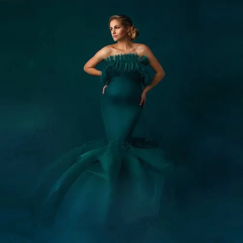 Chic Mermaid Maternity Dresses Women 2021 With