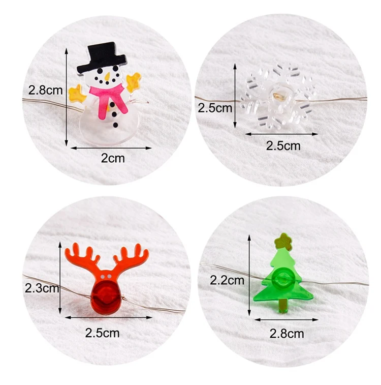 Snowflake LED Light Merry Christmas Tree Decoration