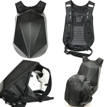 

The Motorcycle Backpack Bag Double Shoulder Computer Bag Kit Travel Bag Motorbike Scooter Sport Luggage Rear Seat Rider Backpack