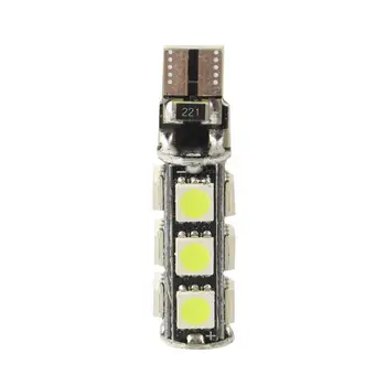 

1pc Car T10 LED 13-smd Wedge Light Bulb 5050SMD 12V 3W White Light