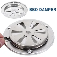 

Adjustable Air Vent Grille Round Ducting Ventilation Grilles Cover BBQ Grill Smoker Exhaust Vent Stove