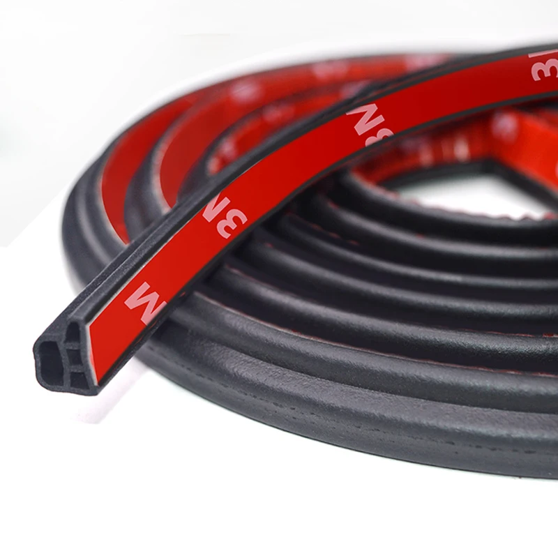 Anti-collision Auto Door Seal Sound Insulation Car Door Sealing Strip Rubber Weatherstrip Edge Trim Noise Insulation