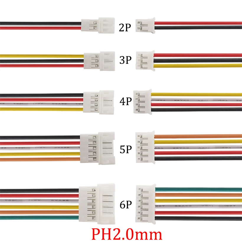 アクセサリー JANPIS Amazon.com: E-outstanding JST 2.0 PH 2-Pin Connector 5Pairs