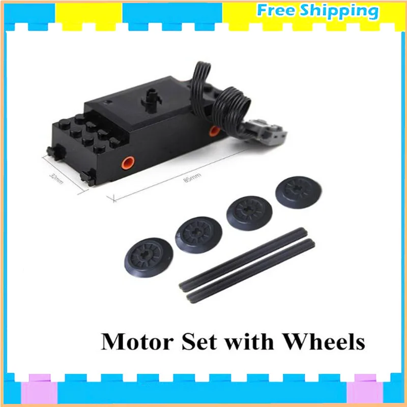

In Stock Motor technic train Remote Receiver LED Light Battery Box Power Functions 20001 3368 Technic 20053