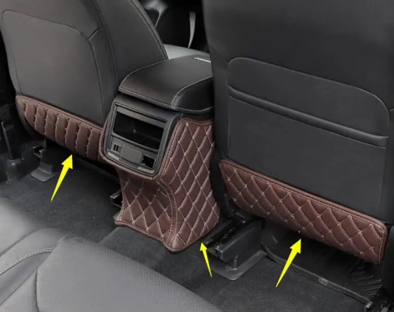 Подходит для subaru forester seat kick pad модификация подлокотник коробка дверь post kick Защита паста - Color Name: Orange