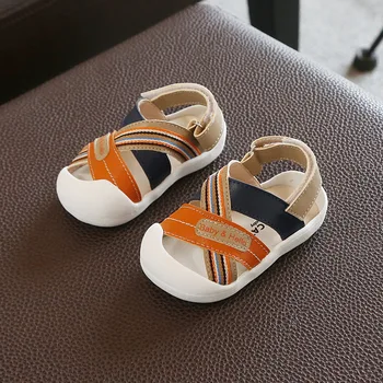 

Baby Boy Shoes Fashionable Kids Genuine Leather Shoes Toddler Breathable Soft Indoor Baby Boy First Walker Spring Baby Shoes