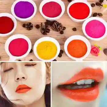 

26 Colors DIY Lip Gloss Material lipstick Powder Long-lasting Coloring Mica Powder Handmade Lipstick Tool