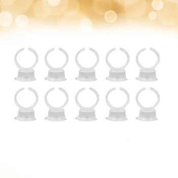 

20pcs Ink Cup Professional Plastic Convenient Eyelash Tool for Shop Nail Art Shop