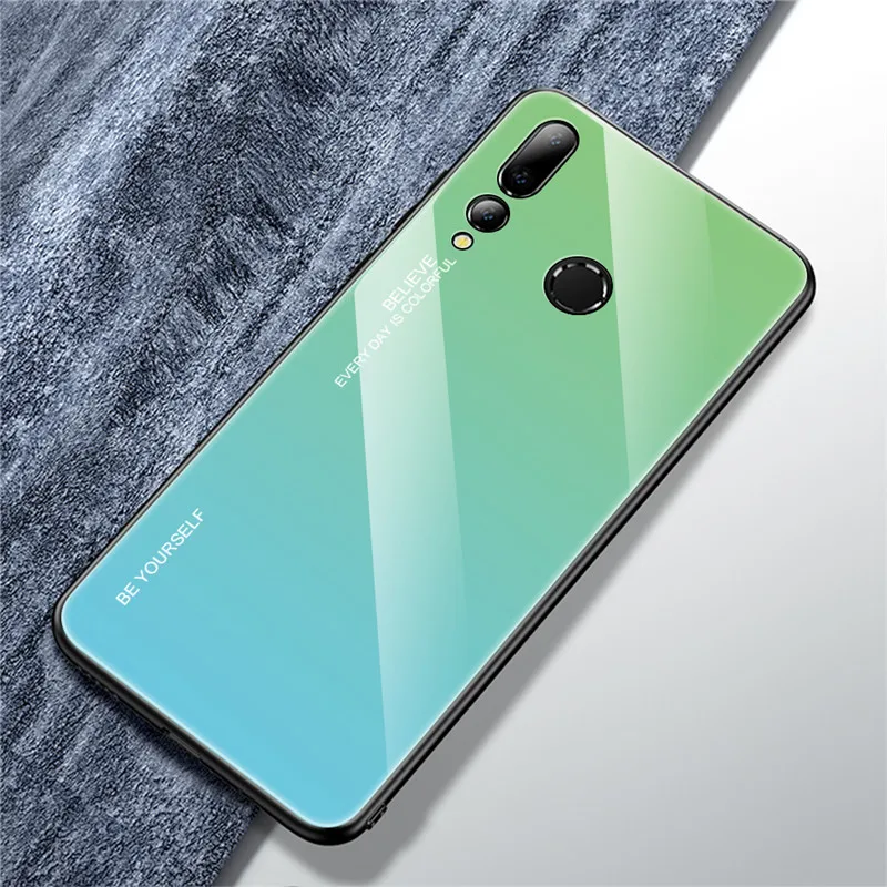 Модный чехол из закаленного стекла для huawei P smart Plus, защитный чехол для huawei P smart Z, чехол - Цвет: 06