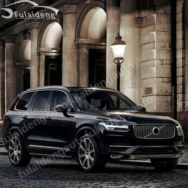 4 шт. для Volvo XC90- ABS хромированные боковые рельефные накладки детали отделки автомобиля Стайлинг Аксессуары