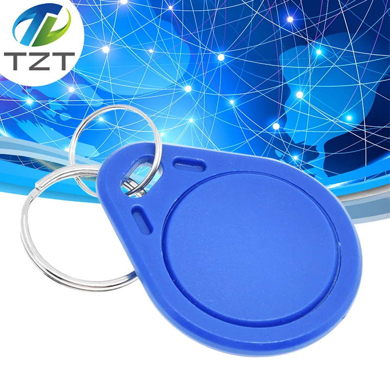 10pcs/lot 13.56MHz RFID IC Key Tags Keyfobs Token NFC TAG Keychain For