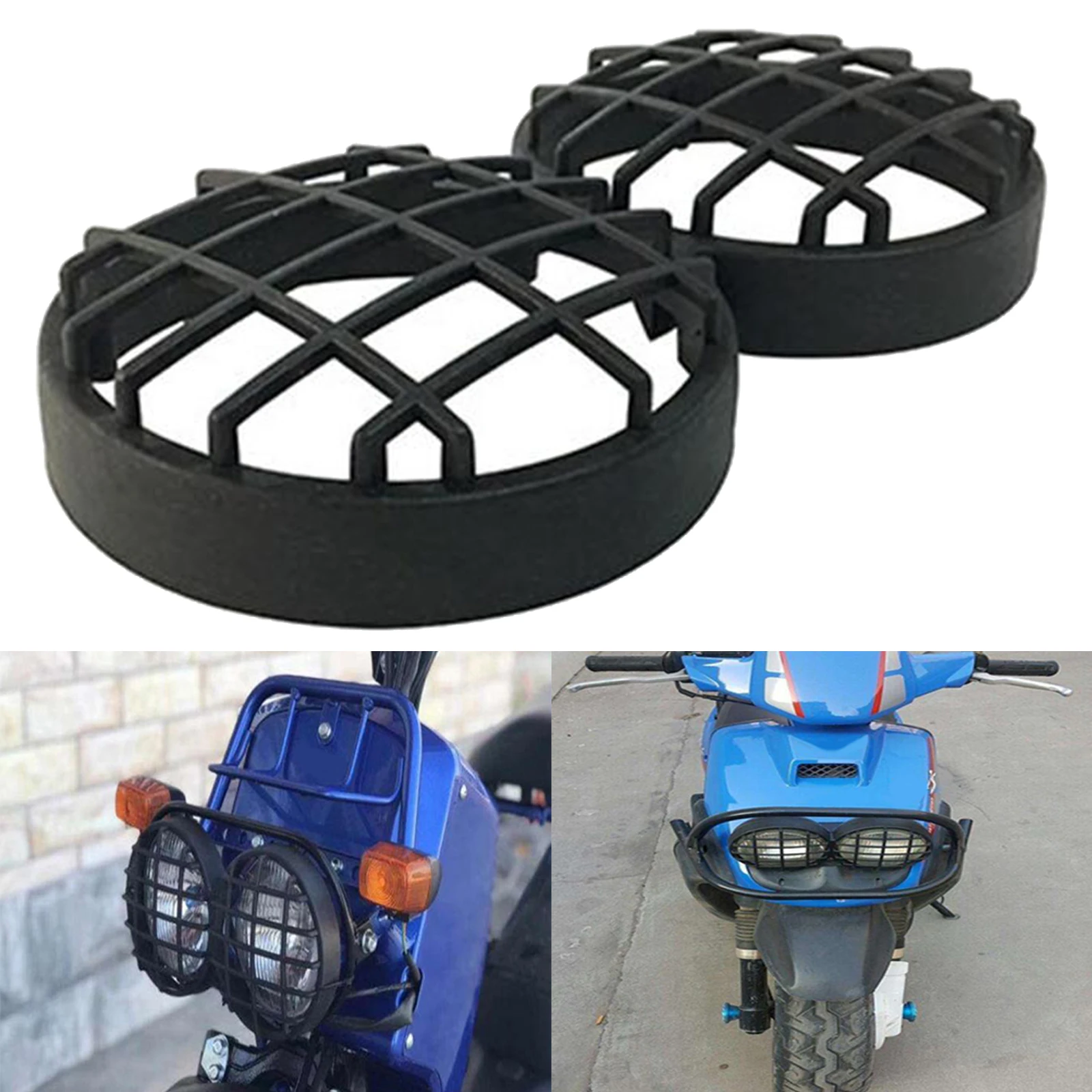 Plastic Motorcycles Headlight Grille Mesh Cover Protector for YAMAHA BWS100
