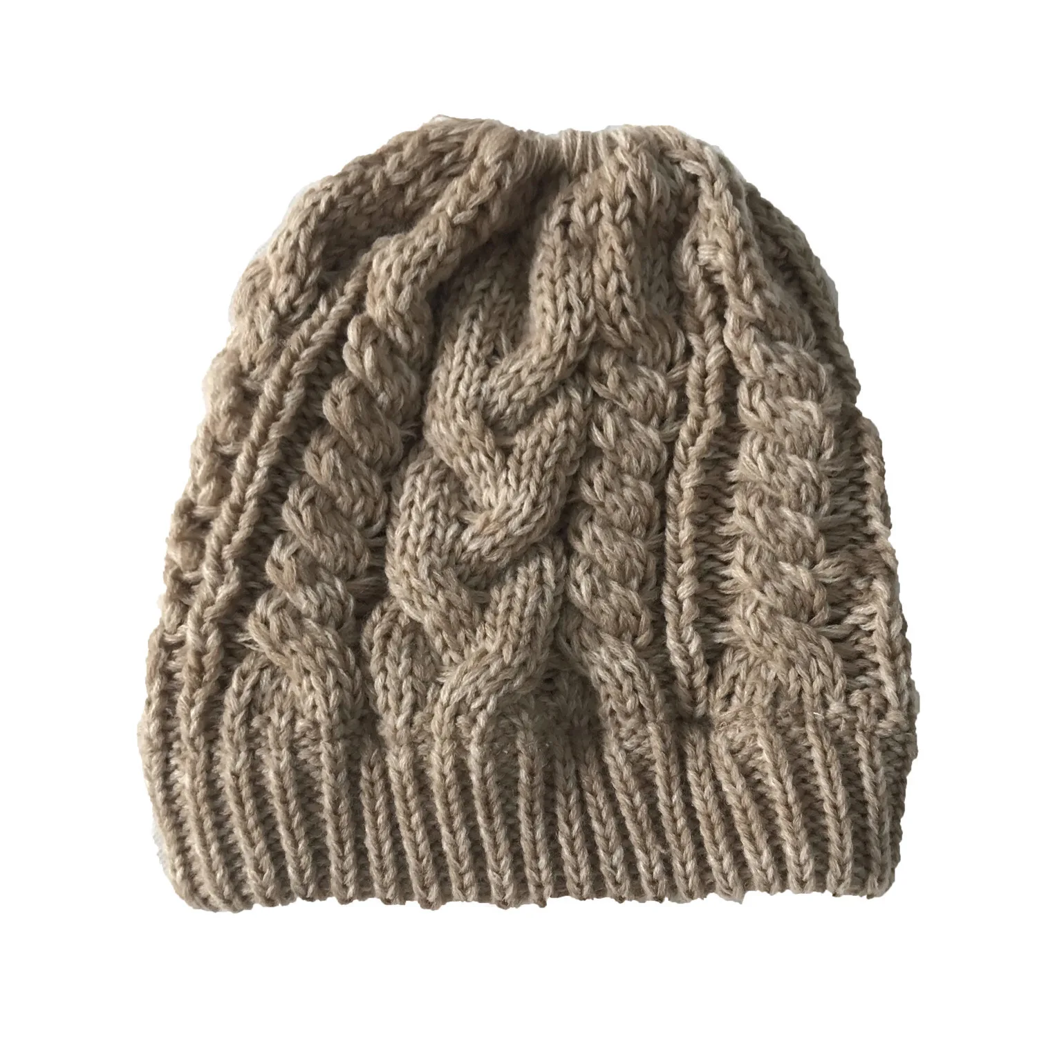 Зимняя шапка GKGJ, шерстяная короткая Шапка-бини с хвостом, Шапка-бини, мягкая вязаная шапочка с хвостом, Шапка-бини, шапка Beanie, шерстяной Для лыжной езды - Цвет: C05