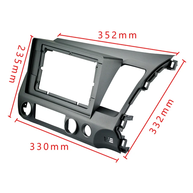 Panneau De L'autoradio Double Din  Pour Isuzu D-max Dmax 2006-2011, Kit De  Montage De Tableau De Bord À Cadre, Installation D'adaptateur De Plaque  Faciale Et Lunette - Fascias - AliExpress