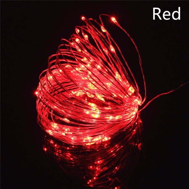 USB Fairy Lights Copper Wire Garland Light Waterproof LED String Lights for Christmas Wedding Party New Year Decoration