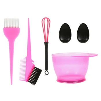 

Hair Color Dye Bowl Comb Brushes Tool Kit Set Tint Coloring Dye Bowl Comb Brush High Quality Headed Brushes Set Hair Dyeing Set