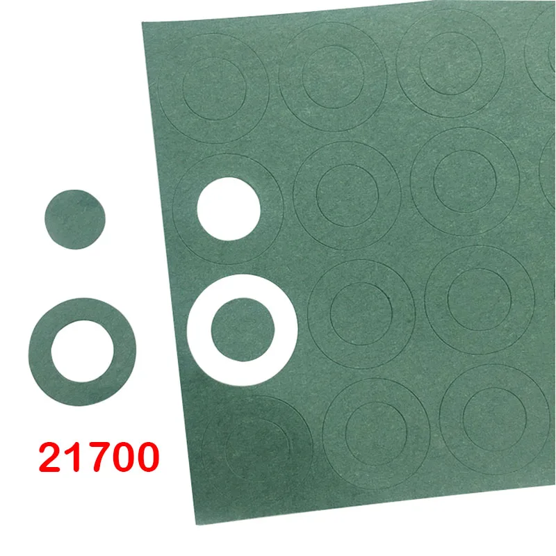60x 300x Insulation Gasket Hollow Flat Head Pad For 21700 Positive Head Gas LO 